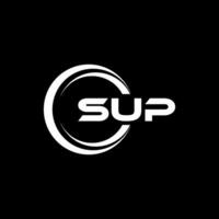 sup logo ontwerp, inspiratie voor een uniek identiteit. modern elegantie en creatief ontwerp. watermerk uw succes met de opvallend deze logo. vector