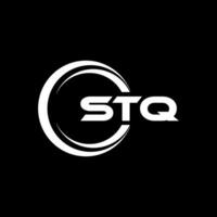 stq logo ontwerp, inspiratie voor een uniek identiteit. modern elegantie en creatief ontwerp. watermerk uw succes met de opvallend deze logo. vector