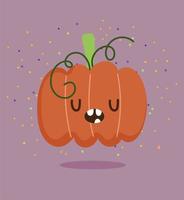 happy halloween, leuke pompoen trick or treat feestviering vector