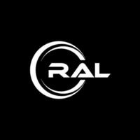 ral logo ontwerp, inspiratie voor een uniek identiteit. modern elegantie en creatief ontwerp. watermerk uw succes met de opvallend deze logo. vector