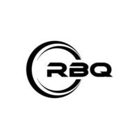 rbq logo ontwerp, inspiratie voor een uniek identiteit. modern elegantie en creatief ontwerp. watermerk uw succes met de opvallend deze logo. vector