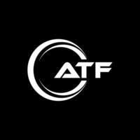 atf logo ontwerp, inspiratie voor een uniek identiteit. modern elegantie en creatief ontwerp. watermerk uw succes met de opvallend deze logo. vector