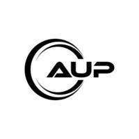 aup logo ontwerp, inspiratie voor een uniek identiteit. modern elegantie en creatief ontwerp. watermerk uw succes met de opvallend deze logo. vector