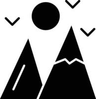 berg icoon voor downloaden vector