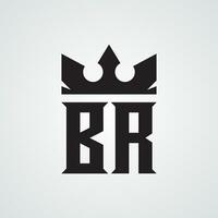 modern br logo ontwerp sjabloon. royalty-vrij vector illustratie