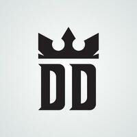 modern dd logo ontwerp sjabloon. royalty-vrij vector illustratie