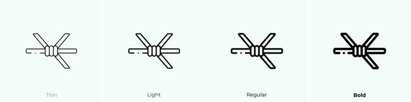 draad hek icoon. dun, licht, regelmatig en stoutmoedig stijl ontwerp geïsoleerd Aan wit achtergrond vector