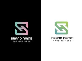 brief logo ontwerp vector