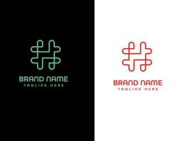 brief logo ontwerp vector