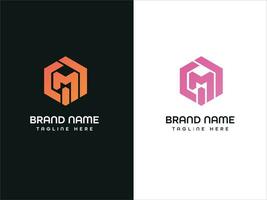 brief logo ontwerp vector