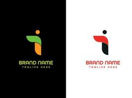 brief logo ontwerp vector