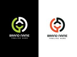 brief logo ontwerp vector