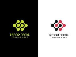 brief logo ontwerp vector