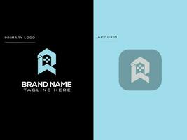 brief logo ontwerp vector