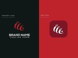 brief logo ontwerp vector