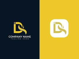 brief logo ontwerp vector