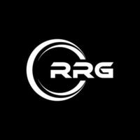 rrg logo ontwerp, inspiratie voor een uniek identiteit. modern elegantie en creatief ontwerp. watermerk uw succes met de opvallend deze logo. vector