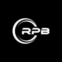 rpb logo ontwerp, inspiratie voor een uniek identiteit. modern elegantie en creatief ontwerp. watermerk uw succes met de opvallend deze logo. vector