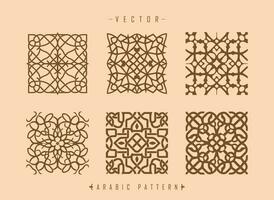 Arabisch patroon kunst midden- oostelijk stijl patroon vector