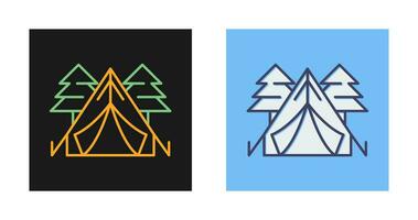 tent vector pictogram