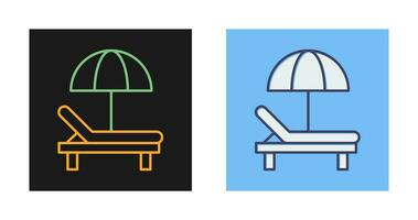 zonnebank vector pictogram