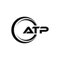 atp logo ontwerp, inspiratie voor een uniek identiteit. modern elegantie en creatief ontwerp. watermerk uw succes met de opvallend deze logo. vector