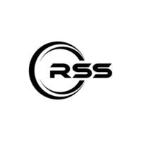 rss logo ontwerp, inspiratie voor een uniek identiteit. modern elegantie en creatief ontwerp. watermerk uw succes met de opvallend deze logo. vector