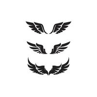 vleugels logo dier vogel adelaar valk voor zaken en ontwerp dierenvleugels vector snel vogel symbool pictogram vlieg