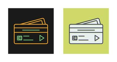 ATM-kaart vector pictogram