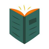 boek, lezing, schrijven, Opmerking, vlak icoon vector