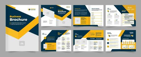 bedrijf brochure sjabloon lay-out ontwerp. vector
