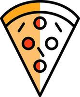 pizza plak vector icoon ontwerp