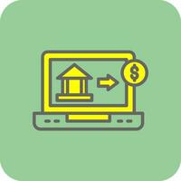 online bank vector icoon ontwerp