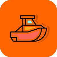 speelgoed- boot vector icoon ontwerp