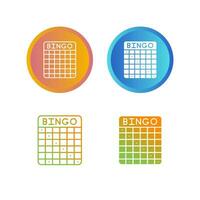 bingo vector icoon