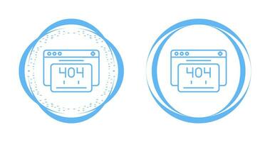 404-fout vectorpictogram vector