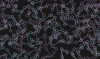 abstract kunstmatig intelligentie- structuur Aan zwart achtergrond. sjabloon voor advertenties van intellect, innovaties. vector