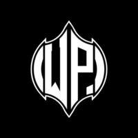 wp brief logo ontwerp. wp creatief monogram initialen brief logo concept. wp uniek modern vlak abstract vector brief logo ontwerp.