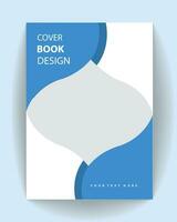 boek Hoes ontwerp a4 grootte folder vrij vector. vector