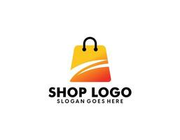 boodschappen doen logo ontwerp concept sjabloon vector