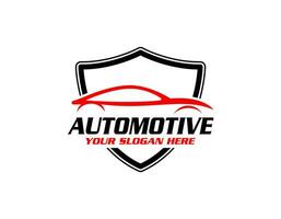 auto symbool logo sjabloon, gestileerde vector silhouet