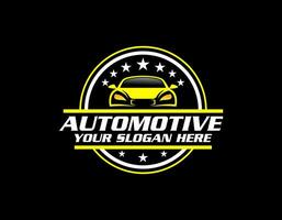 sport- voertuig logo silhouet. motor auto handelaar embleem. auto garage icoon. automotive handel symbool. vector illustratie.