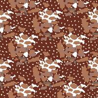 creatief abstract luipaard huid naadloos patroon. getextureerde camouflage achtergrond. modieus dier vacht behang. vector