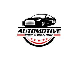 raceauto symbool logo sjabloon, gestileerde vector silhouet