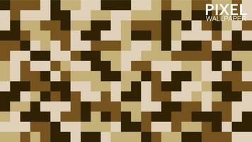 sjabloon pixel achtergrond abstract bruin halftone kleur behang ontwerp voor afdrukken, web en mobiel toepassingen. vector illustratie. modern en modieus stijl
