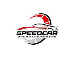 sport- voertuig logo silhouet. motor auto handelaar embleem. auto garage icoon. automotive handel symbool. vector illustratie.