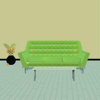 sofa reeks vector kunst