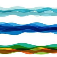 abstracte water golf ontwerp achtergrond vector