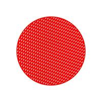 rood ronde mat vector icoon. rood ronde.