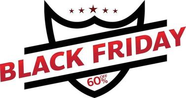 blackfriday sale winkel promotie tag ontwerp voor marketing vector